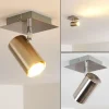 hofstein Plafonnier Zuoz Nickel mat, 1 lumière* Lampes Modernes