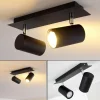 hofstein Plafonnier Zuoz Noir, 2 lumières* Lampes Modernes