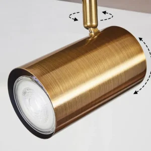 hofstein Plafonnier Zuoz Vieux laiton, 2 lumières* Lampes Modernes