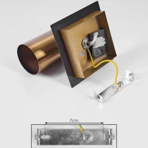 hofstein Plafonnier Zuoz Vieux laiton, 1 lumière* Lampes Modernes