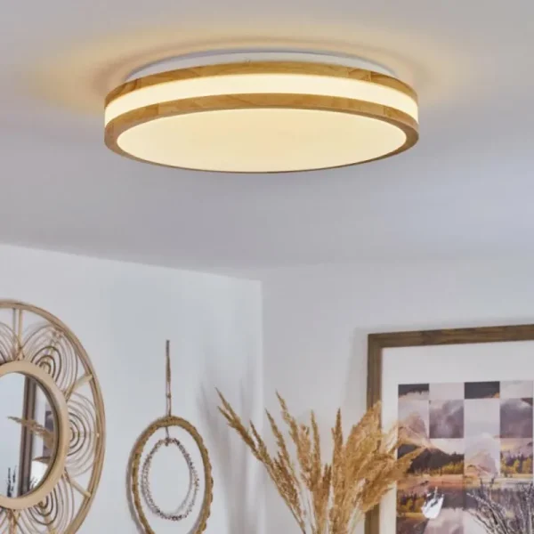 hofstein Plafonnier Zurzach LED Écru, Blanc, 1 lumière* Lampes Modernes