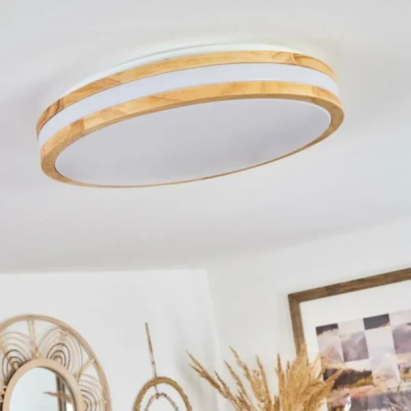 hofstein Plafonnier Zurzach LED Écru, Blanc, 1 lumière* Lampes Modernes