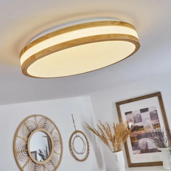 hofstein Plafonnier Zurzach LED Écru, Blanc, 1 lumière* Lampes Modernes