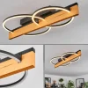 hofstein Pompu Plafonnier LED Écru, Noir, 1 lumière* Lampes Modernes
