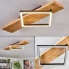 hofstein Pompu Plafonnier LED Écru, Noir, 1 lumière* Lampes Modernes