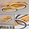 hofstein Pompu Plafonnier LED Écru, Noir, 1 lumière* Lampes Modernes