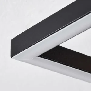 hofstein Pompu Plafonnier LED Écru, Noir, 1 lumière* Lampes Modernes