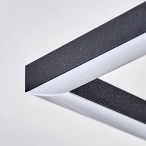hofstein Pompu Plafonnier LED Écru, Noir, 1 lumière* Lampes Modernes