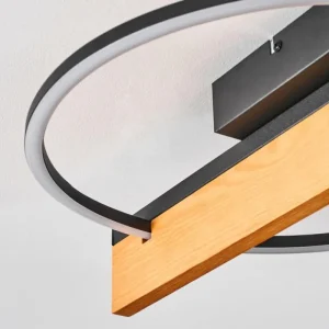 hofstein Pompu Plafonnier LED Écru, Noir, 1 lumière* Lampes Modernes