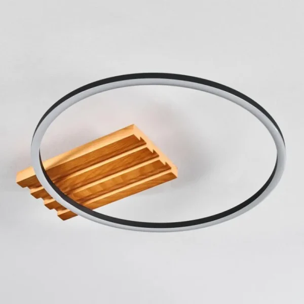 hofstein Pompu Plafonnier LED Écru, Noir, 1 lumière* Lampes Modernes