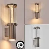 hofstein Popoyan Lampe murale d´extérieur, Applique murale LED Nickel mat, 2 lumières* Lampes Modernes