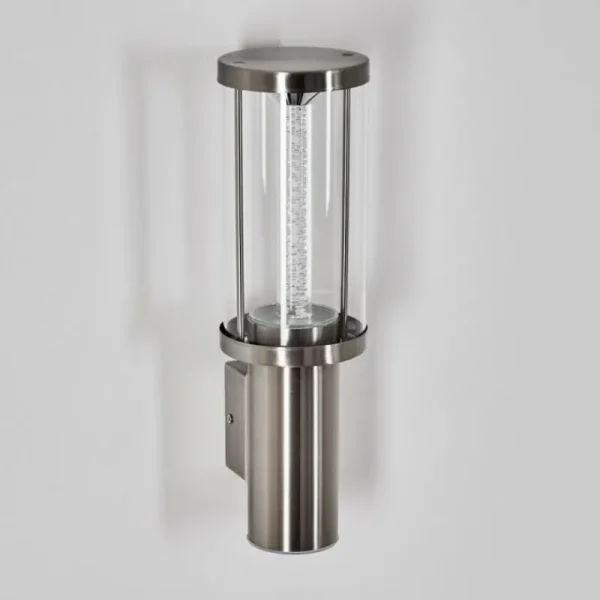hofstein Popoyan Lampe murale d´extérieur, Applique murale LED Nickel mat, 2 lumières* Lampes Modernes