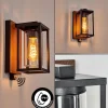 hofstein Portalis Lampe murale d´extérieur Brun, Couleur bois, Noir, 1 lumière, Détecteur de mouvement* Lampes Modernes