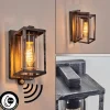 hofstein Portalis Lampe murale d´extérieur Noir, Argenté, 1 lumière, Détecteur de mouvement* Lampes Modernes