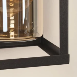 hofstein Portalis Lampe murale d´extérieur Brun, Couleur bois, Noir, 1 lumière* Lampes Modernes