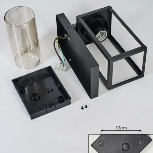 hofstein Portalis Lampe murale d´extérieur Noir, 1 lumière* Lampes Modernes
