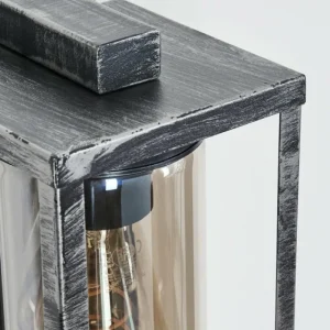 hofstein Portalis Lampe murale d´extérieur Noir, Argenté, 1 lumière* Lampes Modernes