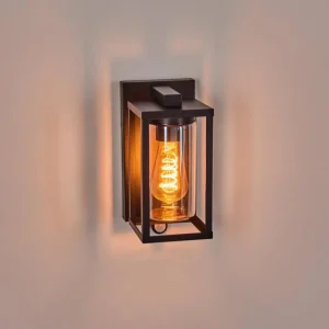 hofstein Portalis Lampe murale d´extérieur Noir, 1 lumière, Détecteur de mouvement* Lampes Modernes