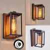 hofstein Portalis Luminaire extérieur, Lampe murale d´extérieur Brun, Couleur bois, Noir, 1 lumière* Lampes Modernes