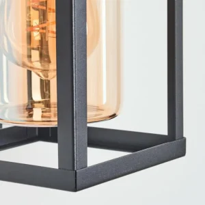 hofstein Portalis Luminaire extérieur, Lampe murale d´extérieur Brun, Couleur bois, Noir, 1 lumière* Lampes Modernes