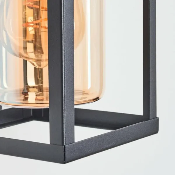 hofstein Portalis Luminaire extérieur, Lampe murale d´extérieur Brun, Couleur bois, Noir, 1 lumière* Lampes Modernes