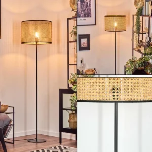 hofstein Ramila Lampadaire Écru, Noir, 1 lumière* Lampes Modernes