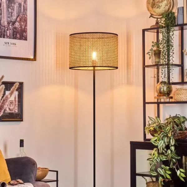 hofstein Ramila Lampadaire Écru, Noir, 1 lumière* Lampes Modernes