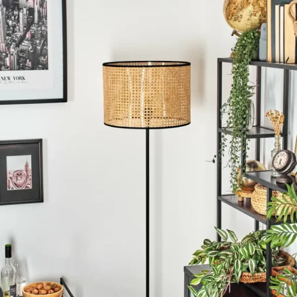 hofstein Ramila Lampadaire Écru, Noir, 1 lumière* Lampes Modernes
