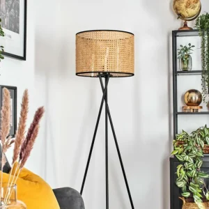 hofstein Ramila Lampadaire, Liseuse Noir, 1 lumière* Lampes Modernes