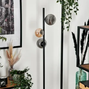 hofstein Remaisnil Lampadaire Ambre, Fumé, 3 lumières* Lampes Modernes