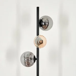 hofstein Remaisnil Lampadaire Ambre, Fumé, 3 lumières* Lampes Modernes