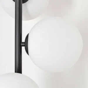 hofstein Remaisnil Lampadaire Blanc, 4 lumières* Lampes En Verre