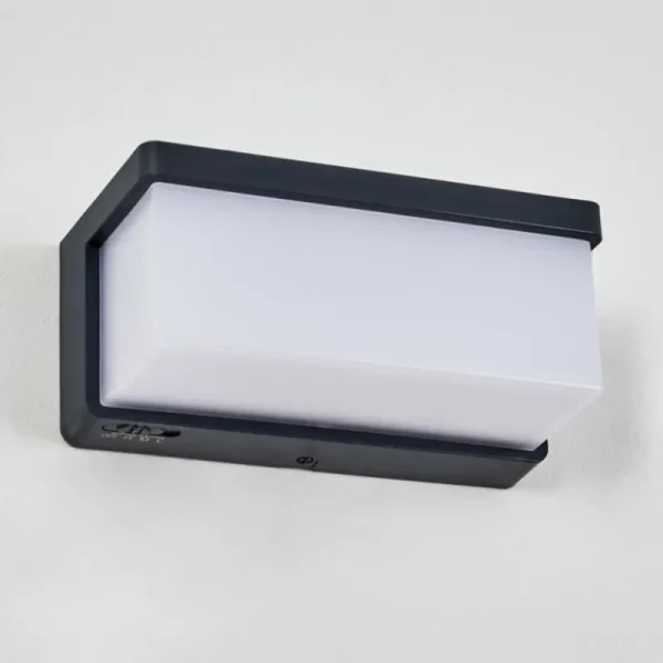 hofstein Rifbjerg Lampe murale d´extérieur, Applique murale, Spot mural LED Noir, 1 lumière* Lampes Modernes