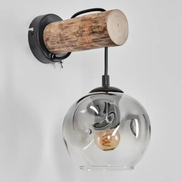 hofstein Ripoll Applique murale Écru, Noir, 1 lumière* Lampes Modernes
