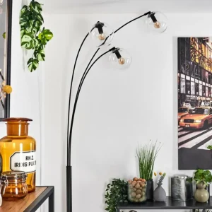 hofstein Ripoll Lampadaire Clair, 3 lumières* Lampes En Verre