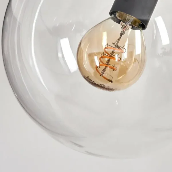 hofstein Ripoll Lampadaire Clair, 3 lumières* Lampes En Verre