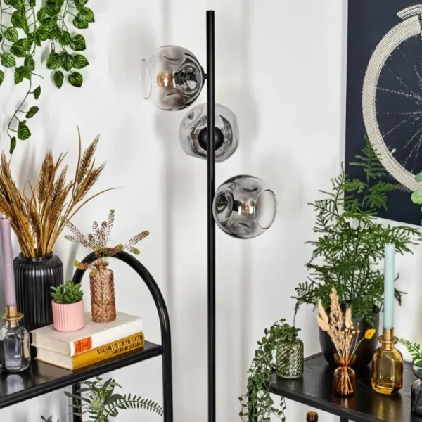hofstein Ripoll Lampadaire Clair, Fumé, 3 lumières* Lampes Modernes