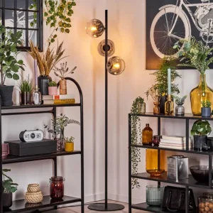 hofstein Ripoll Lampadaire Clair, Fumé, 3 lumières* Lampes Modernes