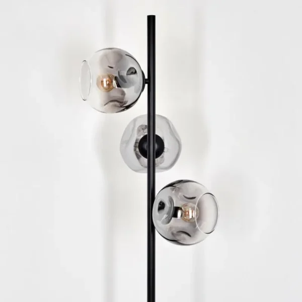 hofstein Ripoll Lampadaire Clair, Fumé, 3 lumières* Lampes Modernes