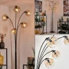 hofstein Ripoll Lampadaire Noir, 5 lumières* Lampes En Verre