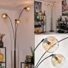 hofstein Ripoll Lampadaire Noir, 3 lumières* Lampes En Verre
