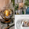 hofstein Ripoll Lampe à poser Chrome, Clair, 1 lumière* Lampes En Verre