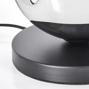 hofstein Ripoll Lampe à poser Chrome, Clair, 1 lumière* Lampes En Verre