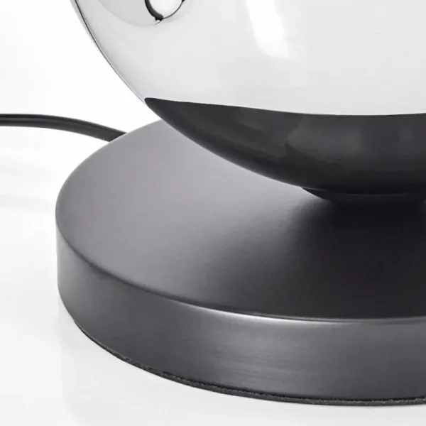 hofstein Ripoll Lampe à poser Chrome, Clair, 1 lumière* Lampes En Verre