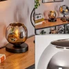 hofstein Ripoll Lampe à poser Noir, 1 lumière* Lampes En Verre