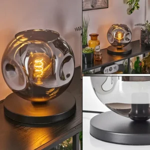 hofstein Ripoll Lampe à poser Noir, 1 lumière* Lampes Modernes