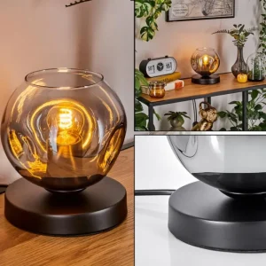 hofstein Ripoll Lampe à poser Noir, 1 lumière* Lampes Modernes