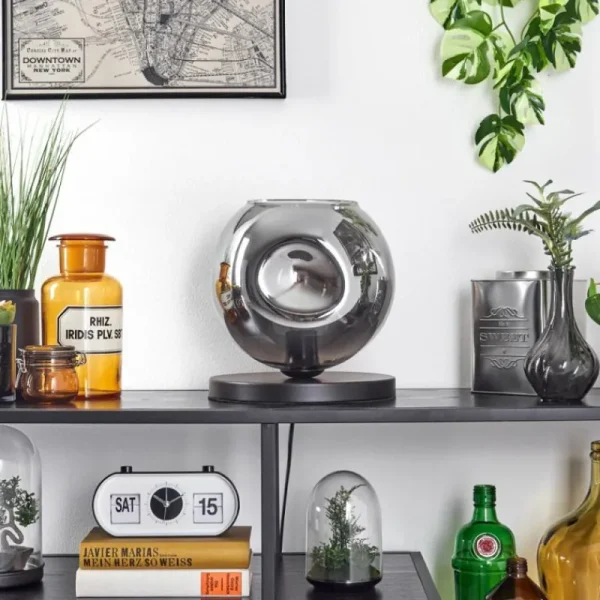 hofstein Ripoll Lampe à poser Noir, 1 lumière* Lampes Modernes