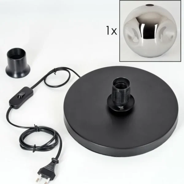hofstein Ripoll Lampe à poser Noir, 1 lumière* Lampes Modernes