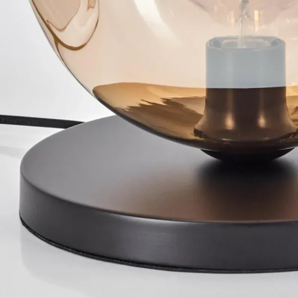 hofstein Ripoll Lampe à poser Noir, 1 lumière* Lampes En Verre